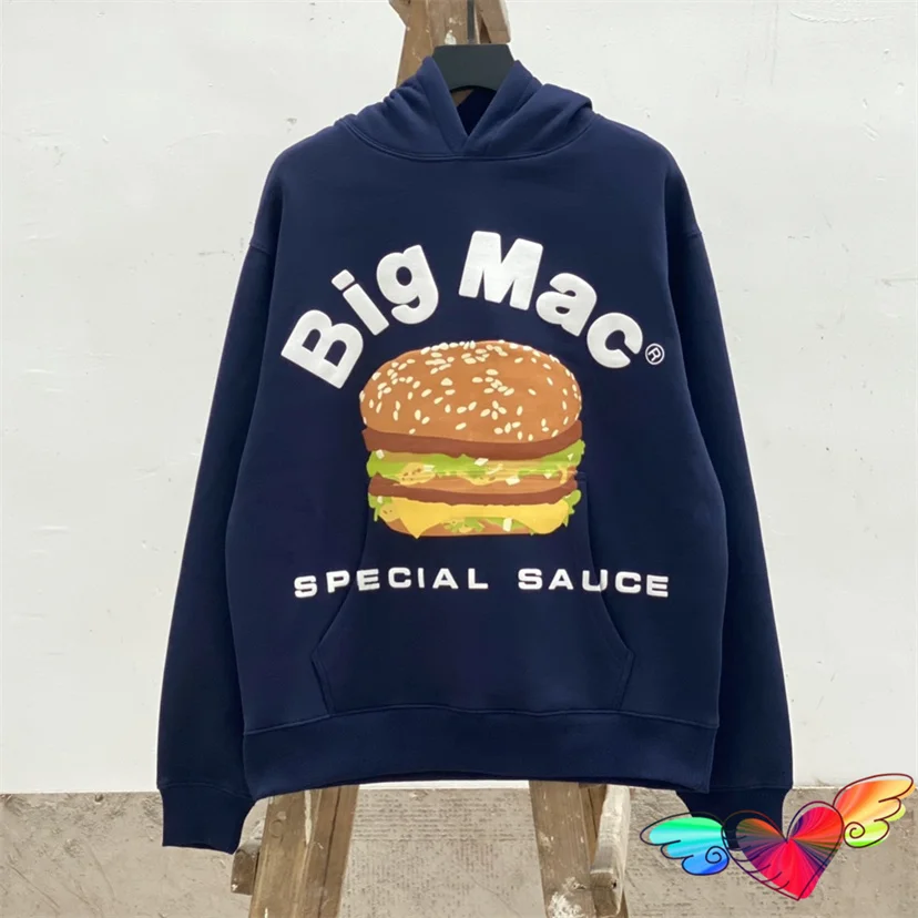 

2023 Royal Blue CPFM.XYZ Hamburger Hoodie Men Women Puff Print CPFM Hoodie Cactus Plant Flea Market Sweatshirts Big Mac Pullover