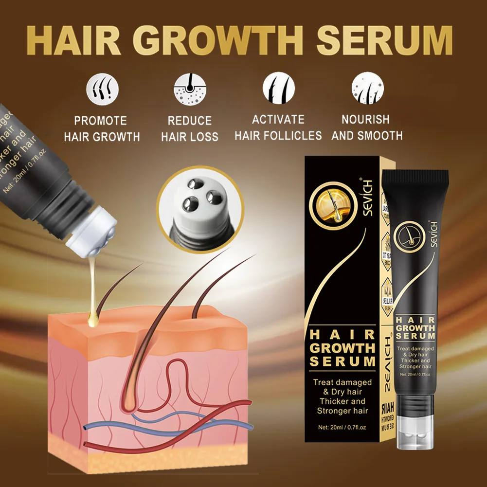20ml Hair Growth Serum Natural Ginger Hair Scalp Massage Roller Hair Loss Baldness Preventation Hair Growing Essence Repair Care
20ml Hair Growth Serum Natural Ginger Hair Scalp Massage Roller Hair Loss Baldness Preventation Hair Growing Essence Repair Care