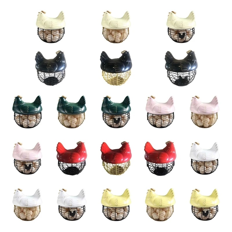 Железная керамическая корзина для хранения куриных яиц и фруктов, Практичный Прочный инструмент, подарок, простой в использовании и чистке,... 
Железная керамическая корзина для хранения куриных яиц и фруктов, Практичный Прочный инструмент, подарок, простой в использовании и чистке,...