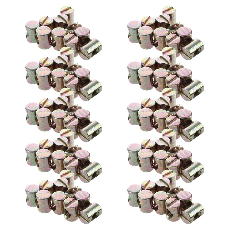 Hot SV-100Pcs M6 Barrel Bolts Cross Dowel Slotted Furniture Nut For Beds Crib Chairs
Hot SV-100Pcs M6 Barrel Bolts Cross Dowel Slotted Furniture Nut For Beds Crib Chairs