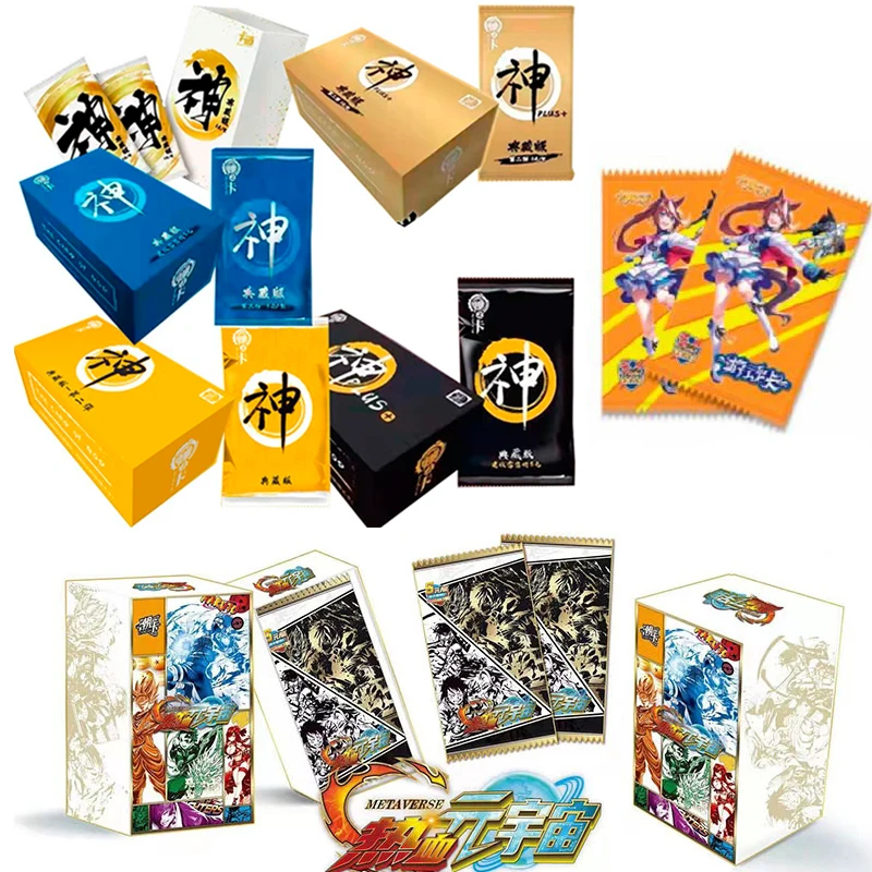 The Card of God Anime Figures Collection Rare Battle Cards Box Stamping Flash Cards Game Card Birthday Gift for Child Toy Hobby
The Card of God Anime Figures Collection Rare Battle Cards Box Stamping Flash Cards Game Card Birthday Gift for Child Toy Hobby
