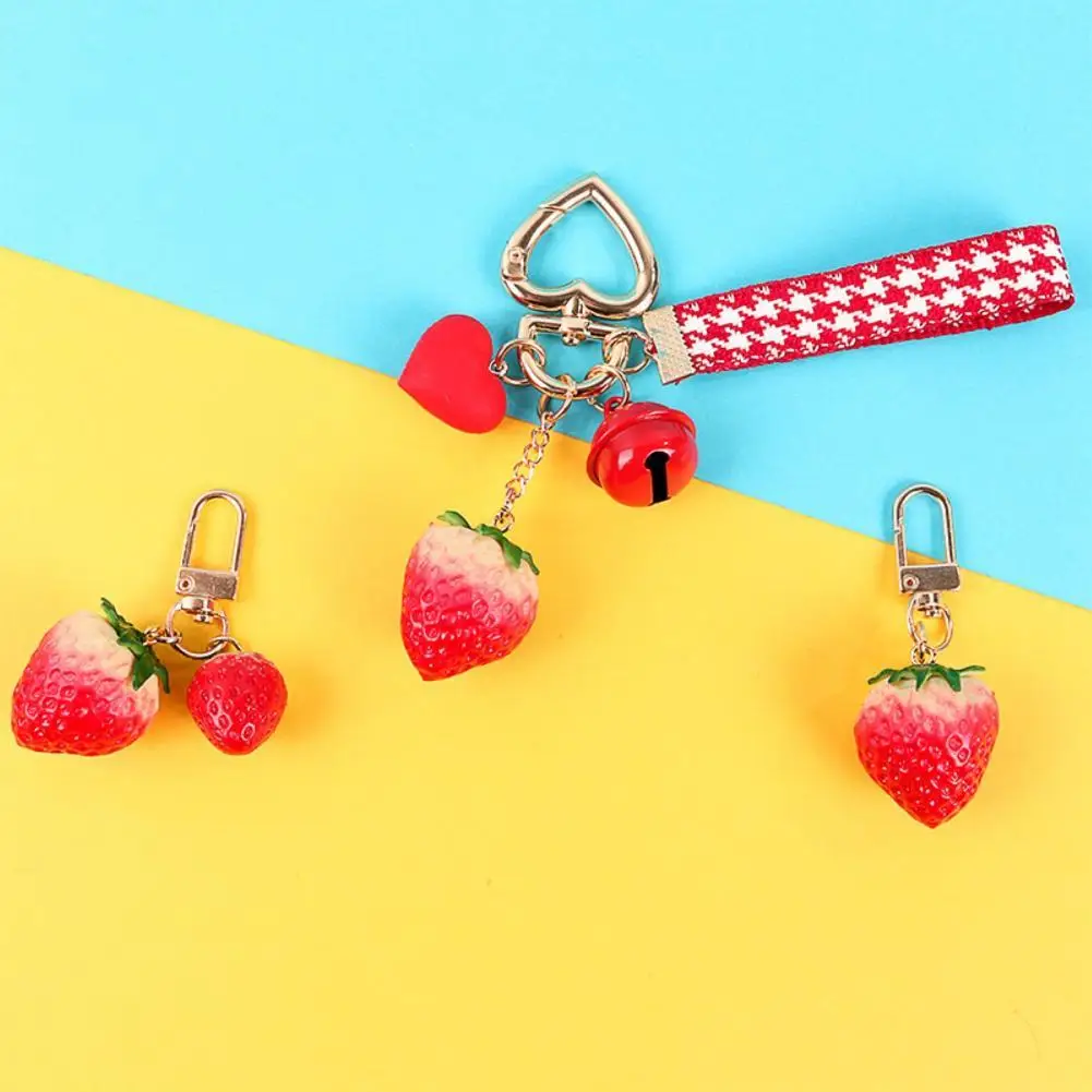Beautiful Phone Pendant Scentless Washable Bell 3D Simulation Fruit Strawberry Phone Pendant Key Ring Backpack Pendant
Beautiful Phone Pendant Scentless Washable Bell 3D Simulation Fruit Strawberry Phone Pendant Key Ring Backpack Pendant