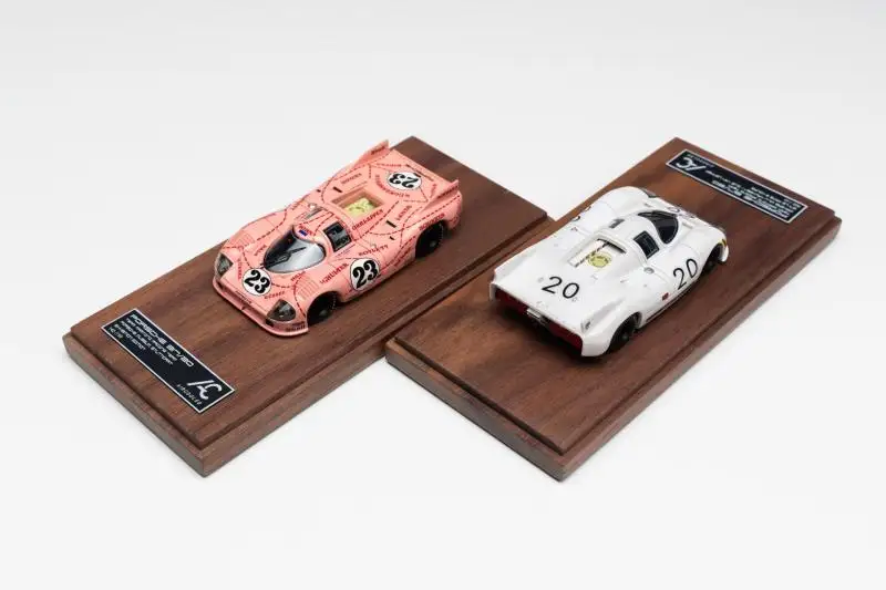 

Aircooled Museum Edition 1:64 917 Le Mans Racing 23#20 Pink Pig Resin Car Model