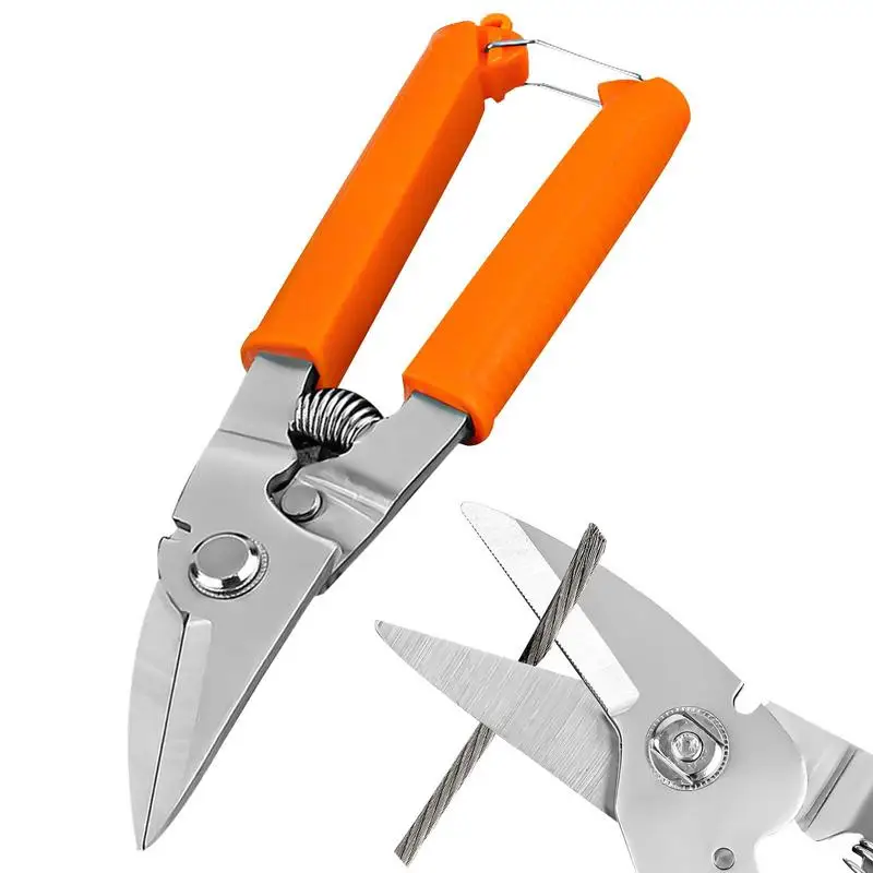 Tin Cutting Shears Thickened Cutting Snippers Pliers Non Slip Multifunctional Pliers For Aluminum Wire Iron Sheet Iron Wire 
Tin Cutting Shears Thickened Cutting Snippers Pliers Non Slip Multifunctional Pliers For Aluminum Wire Iron Sheet Iron Wire