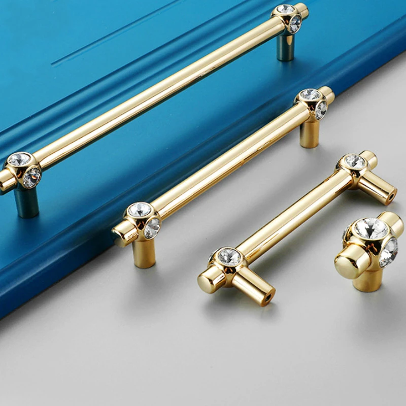 Gold Crystal Knobs Kitchen Cabinet Handles Shoebox Closet Door Pulls Drawer Knobs Wardrobe Pullers with Screws Hardware
Gold Crystal Knobs Kitchen Cabinet Handles Shoebox Closet Door Pulls Drawer Knobs Wardrobe Pullers with Screws Hardware