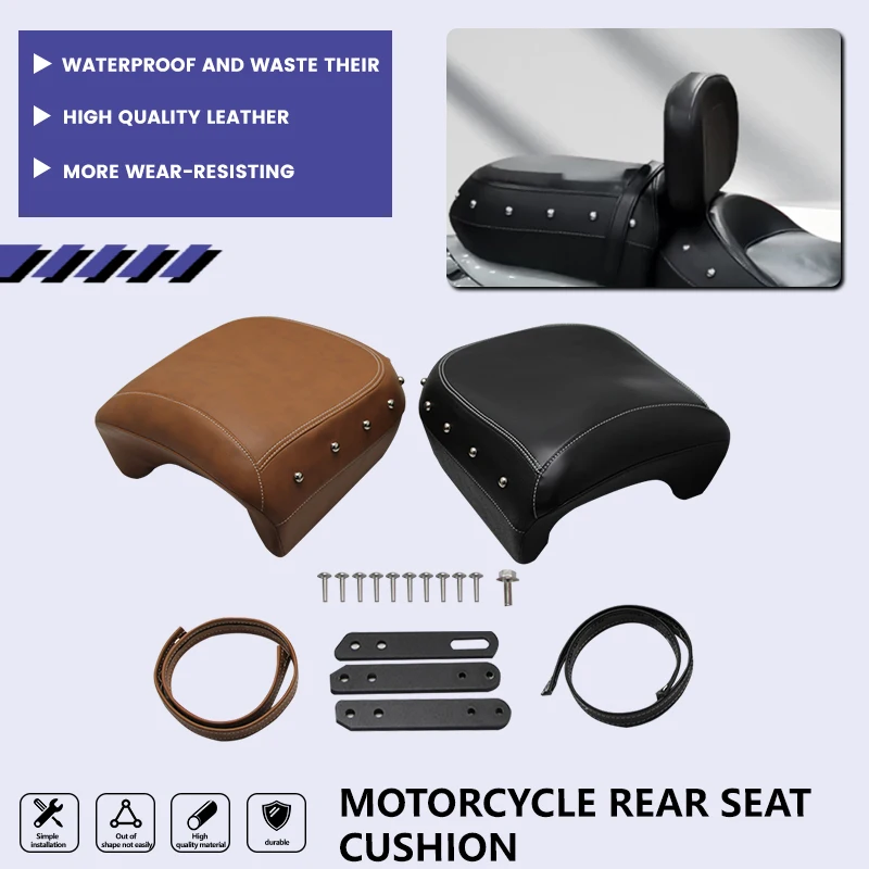 For Indian Chief Classic Chieftain Limited Roadmaster Vintage Dark Horse Motorcycle Rear Passenger Seat Leather Pad Brown/Black 
For Indian Chief Classic Chieftain Limited Roadmaster Vintage Dark Horse Motorcycle Rear Passenger Seat Leather Pad Brown/Black