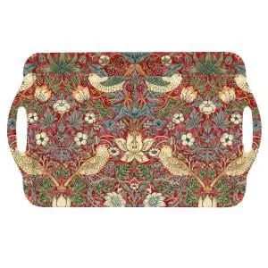 Strawberry Thief Red (Morris & Co) Large Melamine Handled Tray 19.25" x 11.5"
Strawberry Thief Red (Morris & Co) Large Melamine Handled Tray 19.25" x 11.5"