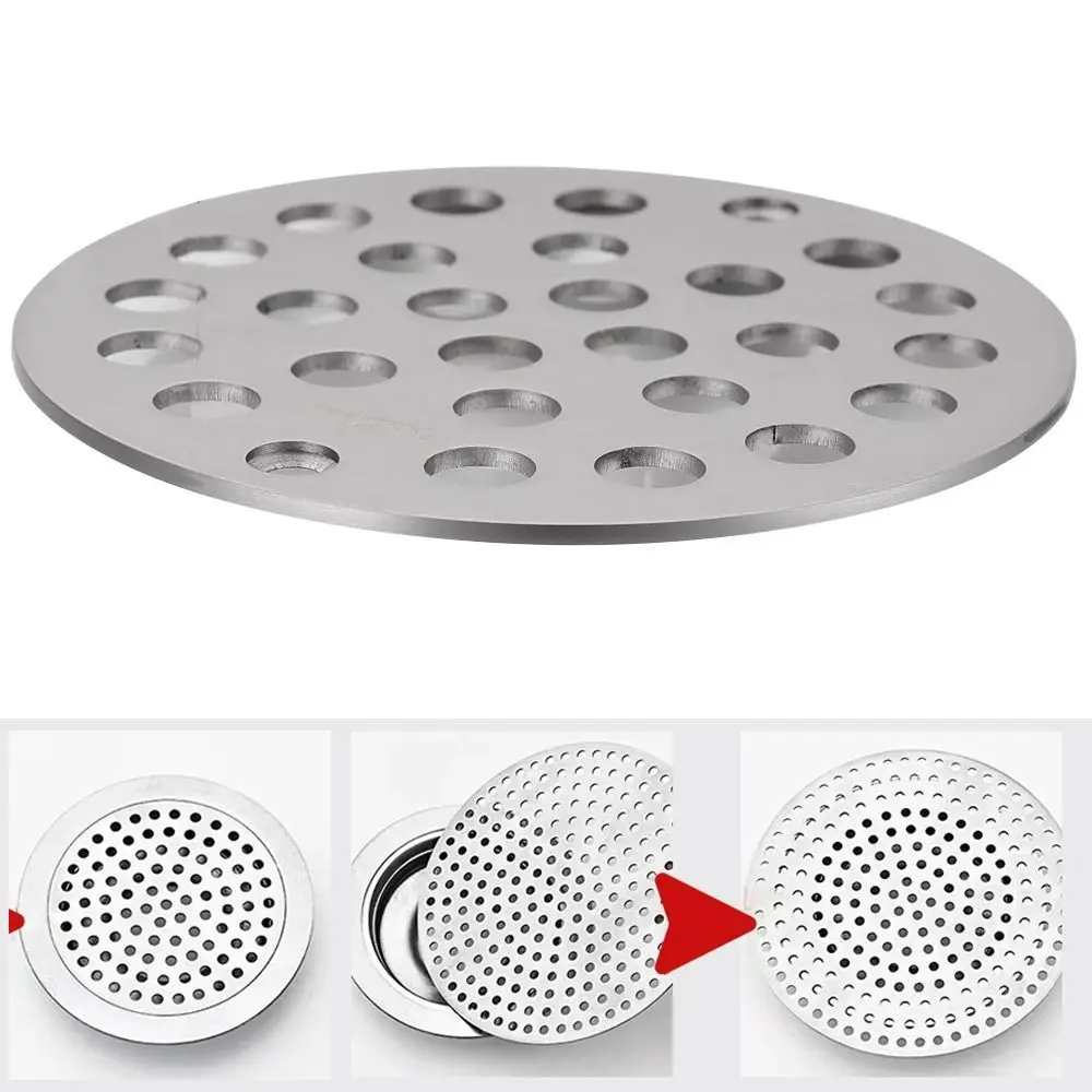 4-1/4Inch Shower Drain Cover Replacement Brushed Round Grate Strainer Floor Drain Bathroom
4-1/4Inch Shower Drain Cover Replacement Brushed Round Grate Strainer Floor Drain Bathroom