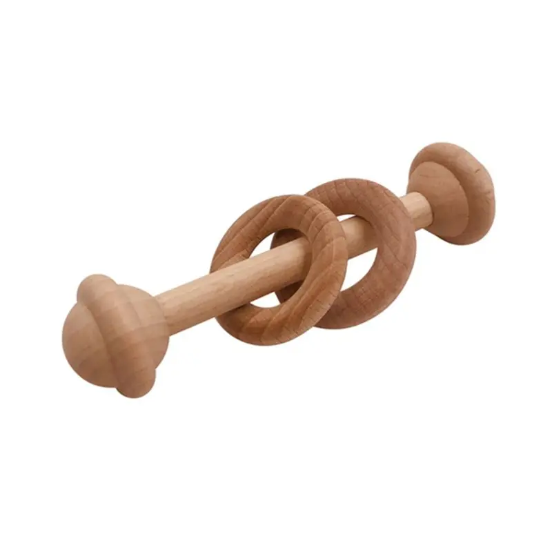 Wooden Teether Baby Hand Shake Rattle Orff Percussion Instrument Crib Toy Infant Teething Pain Release Hand Ability Toy
Wooden Teether Baby Hand Shake Rattle Orff Percussion Instrument Crib Toy Infant Teething Pain Release Hand Ability Toy