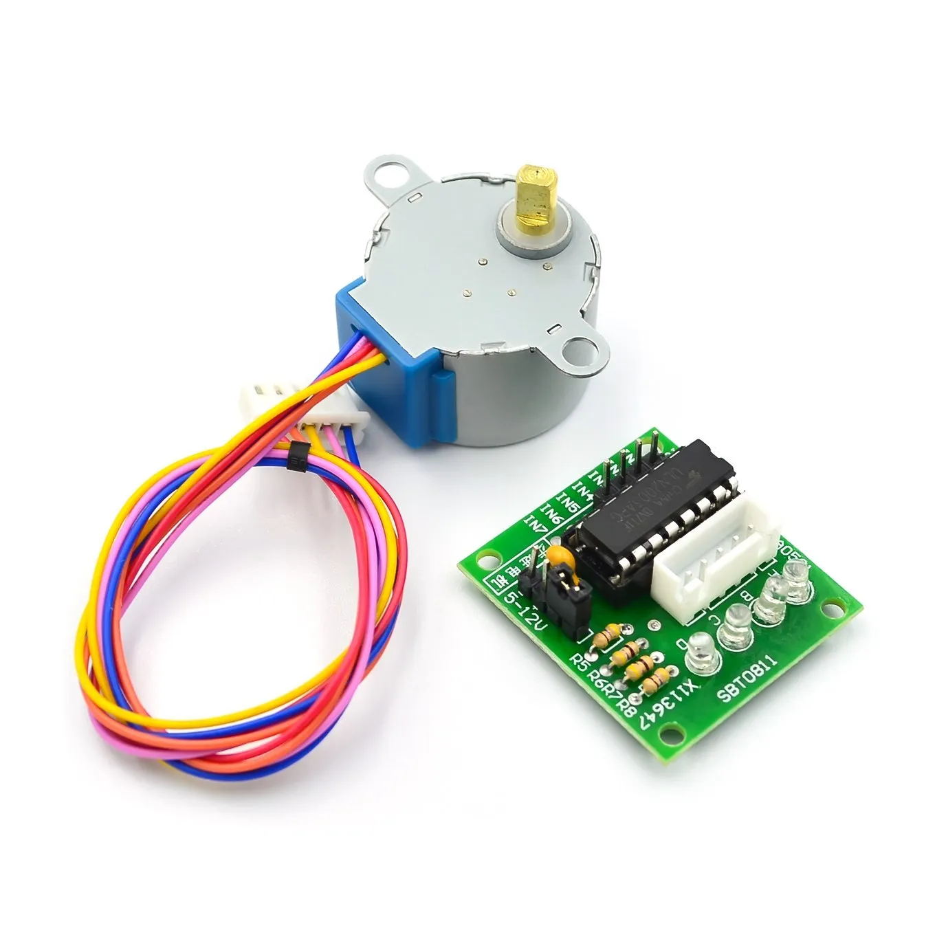 5 в шаговый двигатель 28BYJ-48 + ULN2003 Модуль тестирования драйвера для Arduino микро мини
