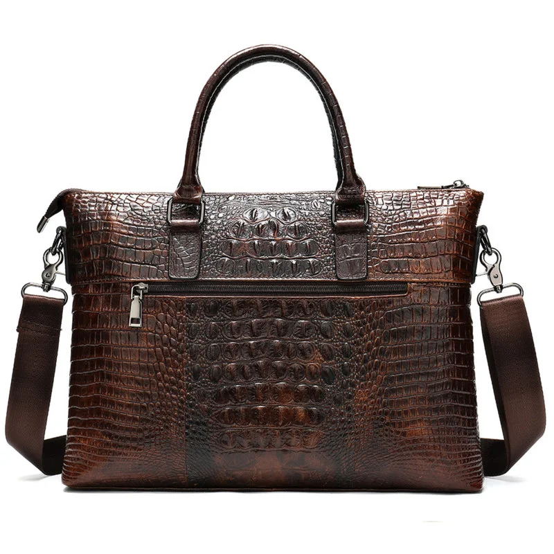 New High Quality Business Cowhide Men's Briefcase One Shoulder Computer Handbag Fashion Genuine Leather Crossbody Messenger Bags
New High Quality Business Cowhide Men's Briefcase One Shoulder Computer Handbag Fashion Genuine Leather Crossbody Messenger Bags