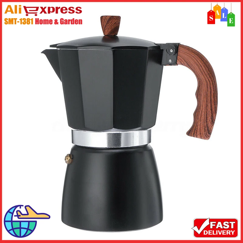 Espresso Coffee Maker Aluminum Italian Mocha Espresso-Percolator Pot Coffee Machine 6cup 300ml Espresso Coffee Maker Aluminum
Espresso Coffee Maker Aluminum Italian Mocha Espresso-Percolator Pot Coffee Machine 6cup 300ml Espresso Coffee Maker Aluminum