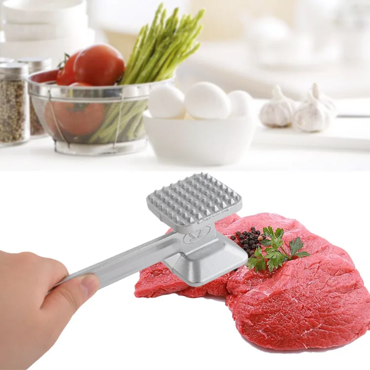 1Pcs Kitchen Gadgets Multifunction Meat Hammer Two Sides Loose Tenderizers Portable Steak Pork Tools Aluminum Alloy
1Pcs Kitchen Gadgets Multifunction Meat Hammer Two Sides Loose Tenderizers Portable Steak Pork Tools Aluminum Alloy