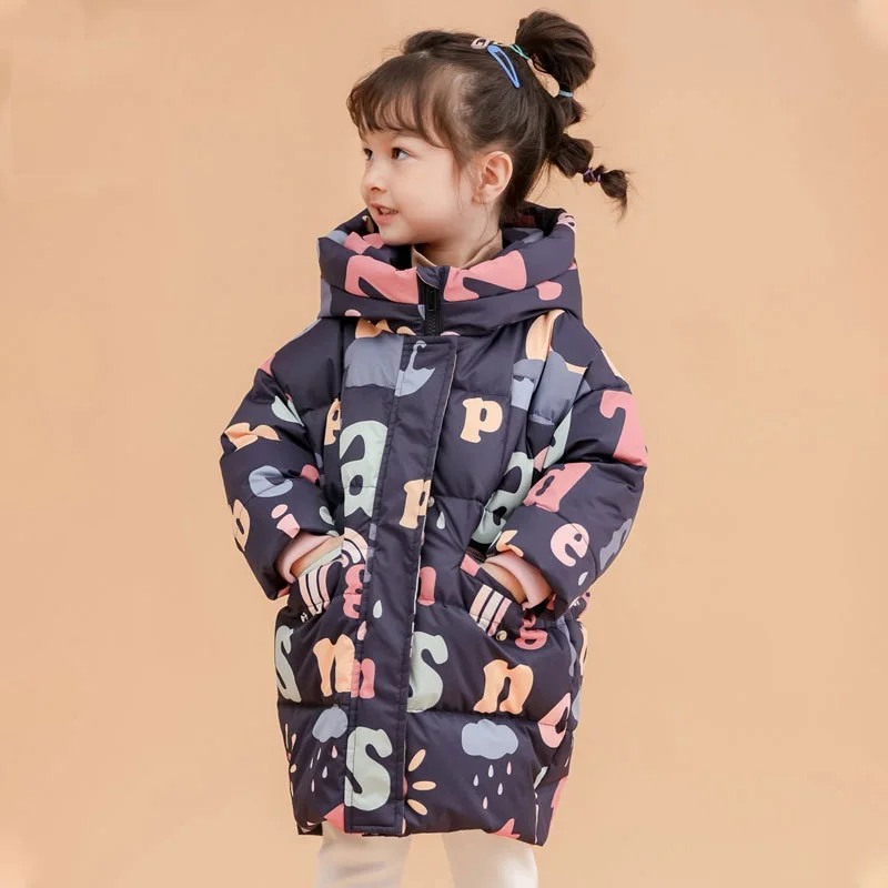 Winter Girls Boys Puffer Jackets Warmth Waterproof Child Long Down Coats Cartoon Kids Snow Outfits Baby Kids Winter Jacket Coats
Winter Girls Boys Puffer Jackets Warmth Waterproof Child Long Down Coats Cartoon Kids Snow Outfits Baby Kids Winter Jacket Coats