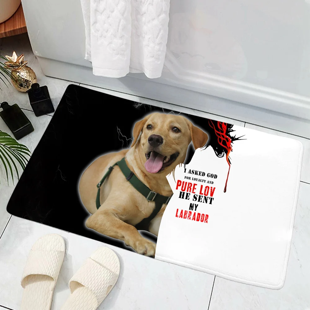 Please Remember Yellow Labrador Doormat Decor 3D Print Pet Dog Carpet Non-Slip Doormat for Bedroom Indoor Outdoor
Please Remember Yellow Labrador Doormat Decor 3D Print Pet Dog Carpet Non-Slip Doormat for Bedroom Indoor Outdoor