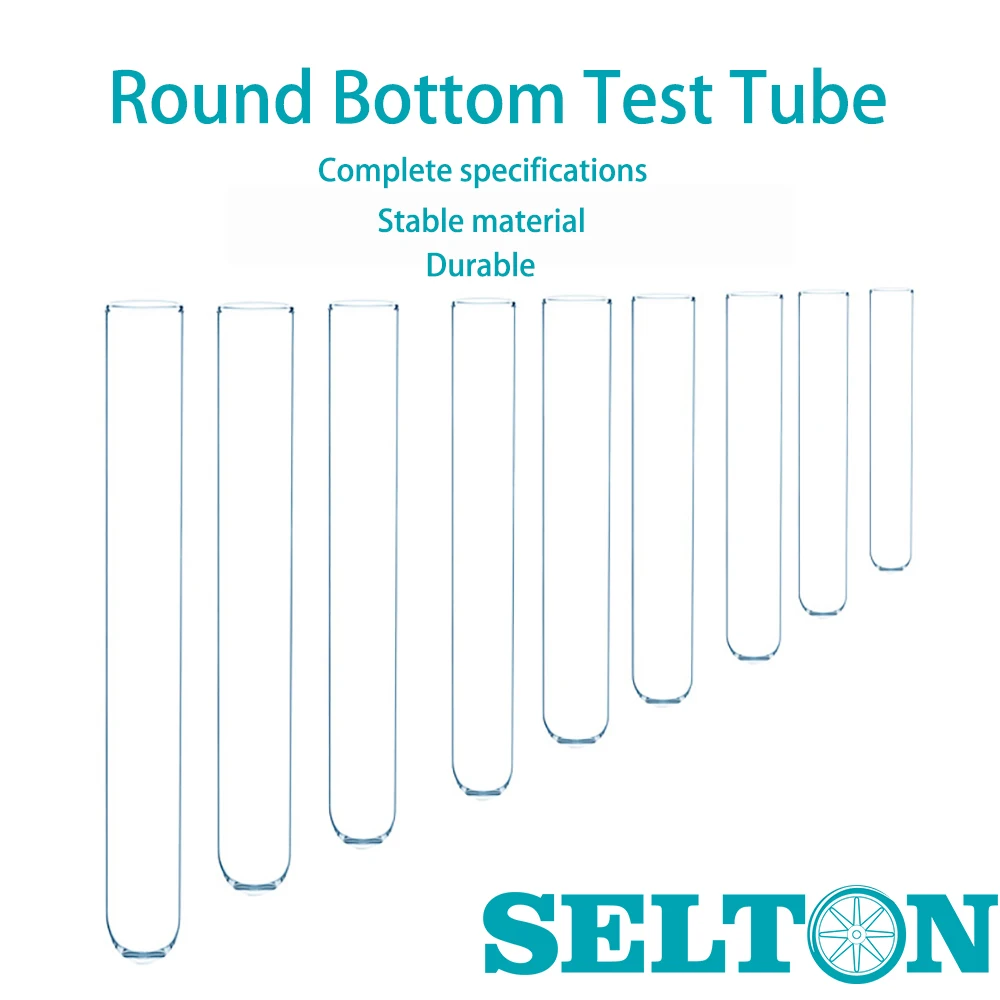 10pcs Chemical laboratory high temperature high borosilicate glass flat mouth round bottom test tube 200mm 180mm 150mm LAB
10pcs Chemical laboratory high temperature high borosilicate glass flat mouth round bottom test tube 200mm 180mm 150mm LAB