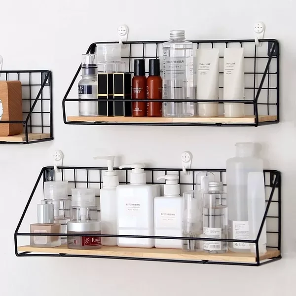 Wooden&Iron Housekeeper Wall Shelf Holder Kitchen Supplies Hanging Storage Cabinet Organizer for Home/ Bathroom/ Bamboo Bowl
Wooden&Iron Housekeeper Wall Shelf Holder Kitchen Supplies Hanging Storage Cabinet Organizer for Home/ Bathroom/ Bamboo Bowl