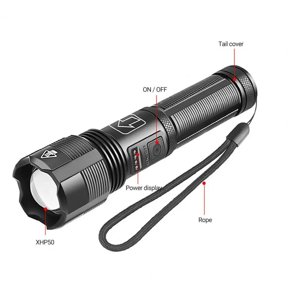 Outdoor Flashlight Multifunctional Useful High Power Super Bright LED Outdoor Torch
Outdoor Flashlight Multifunctional Useful High Power Super Bright LED Outdoor Torch