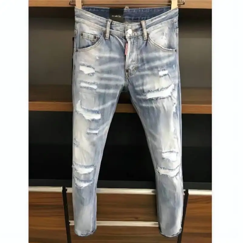 Мужские джинсы DSQUARED2, модная Повседневная тонкая Высококачественная джинсовая одежда 9632 #
Мужские джинсы DSQUARED2, модная Повседневная тонкая Высококачественная джинсовая одежда 9632 #