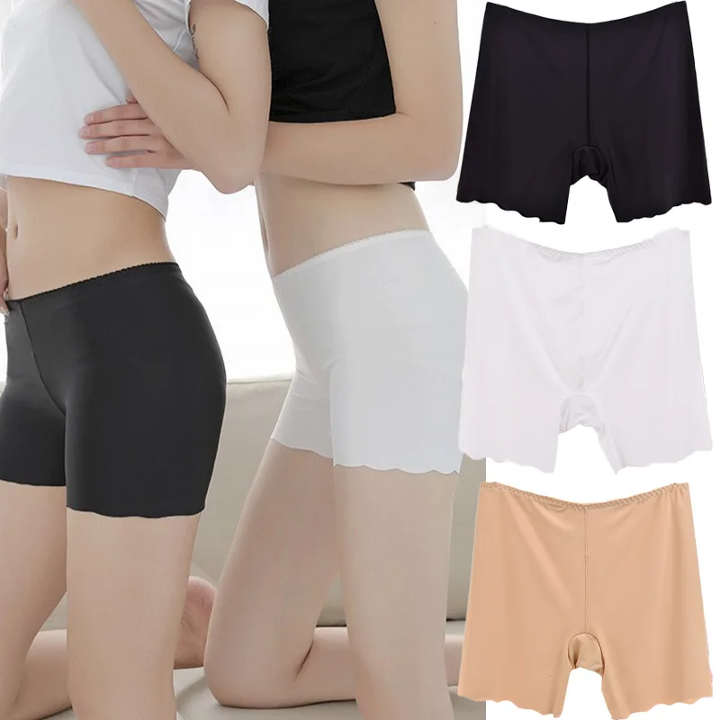 Women Summer Safety Short Panties Ice Silk Underpant Seamless Anti-glare Ladies Pants Girl Boxer Briefs Cozy Female Underwear
Women Summer Safety Short Panties Ice Silk Underpant Seamless Anti-glare Ladies Pants Girl Boxer Briefs Cozy Female Underwear