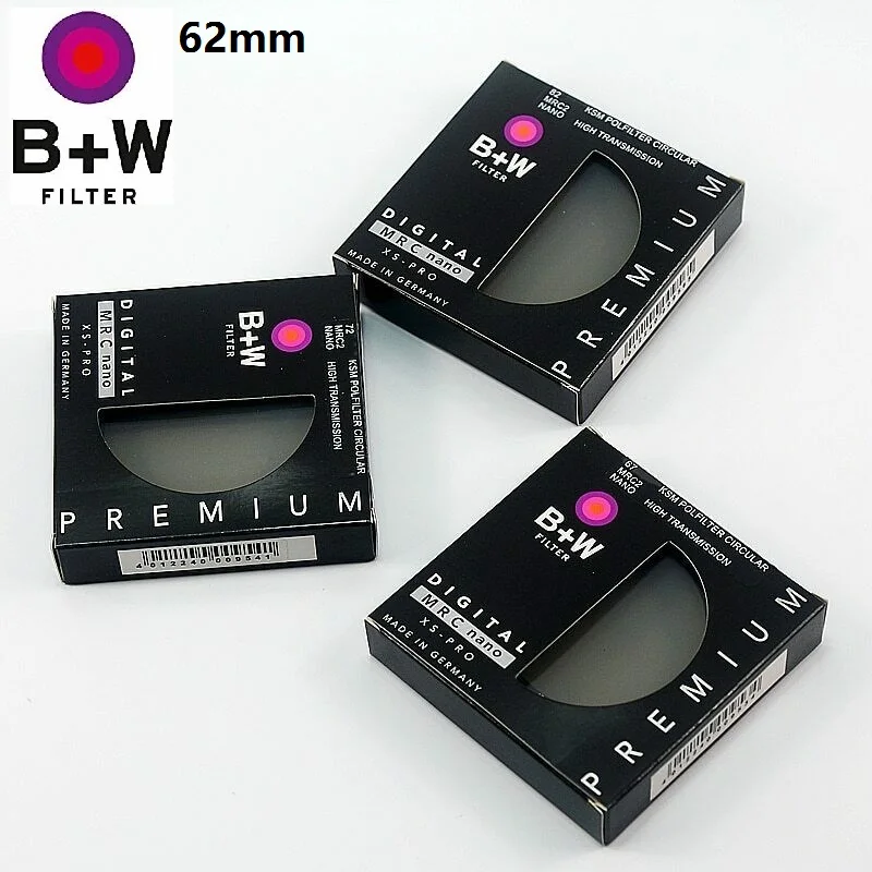 B+W CPL 62mm KSM Digital XS-PRO MRC Nano Haze Filter Polarizer/Polarizing CIR-PL Multicoat Protective For Camera Lens
B+W CPL 62mm KSM Digital XS-PRO MRC Nano Haze Filter Polarizer/Polarizing CIR-PL Multicoat Protective For Camera Lens