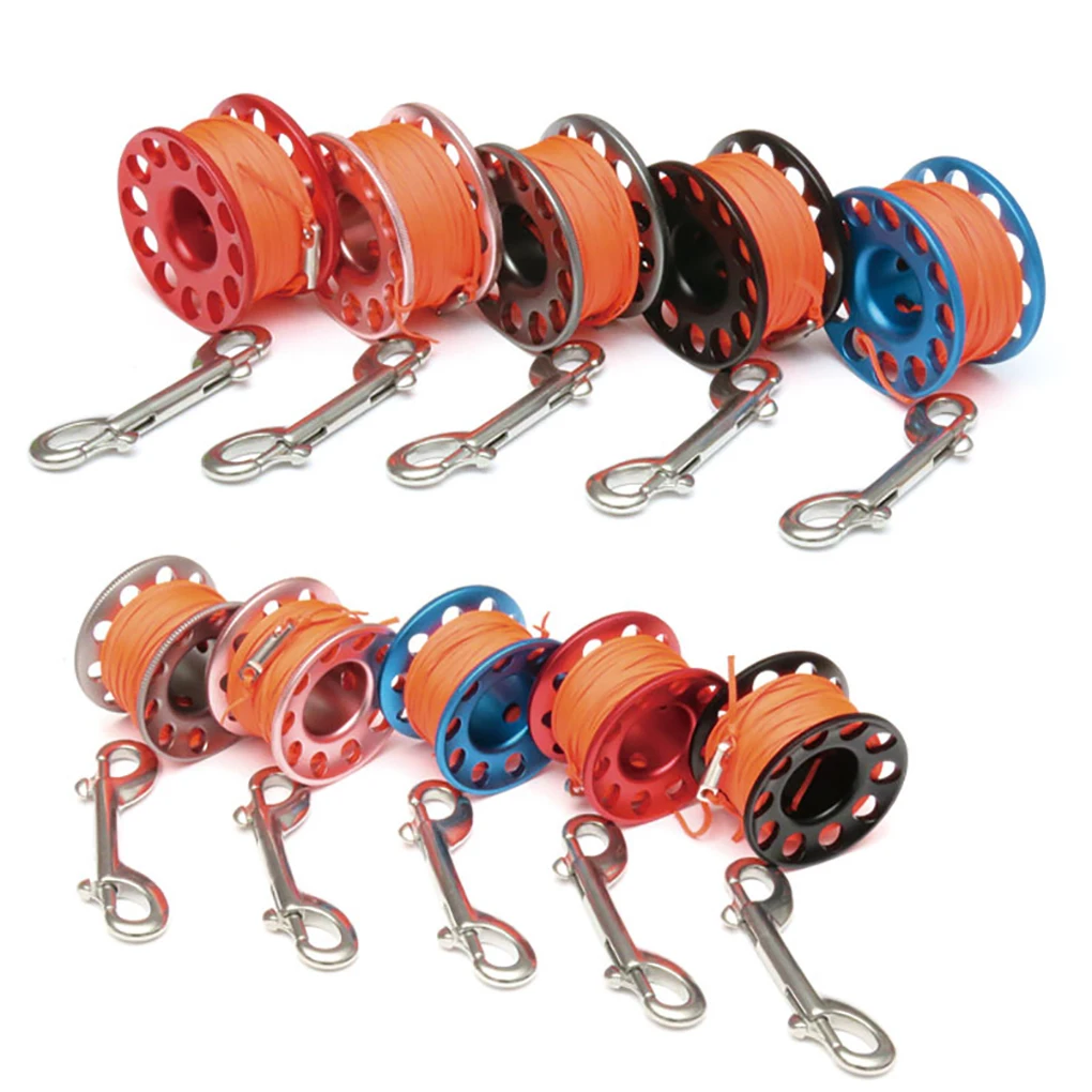 Finger Spool Scuba Diving Reels Satety Sausage Compact Line Float SMB Equipment Hand Winder with Double Ended Hook Blue
Finger Spool Scuba Diving Reels Satety Sausage Compact Line Float SMB Equipment Hand Winder with Double Ended Hook Blue