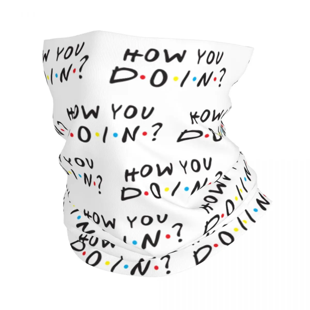 Funny Quote Friends Tv Show Neck Gaiter Women Men UV Face Shield Winter How You Doin Bandana Scarf for Ski
Funny Quote Friends Tv Show Neck Gaiter Women Men UV Face Shield Winter How You Doin Bandana Scarf for Ski
