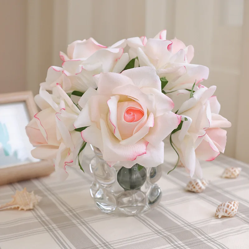 Latex Decor Rose Bouquet Moist 5Head Real Touch Artificial Roses Flowers for Home Decoration Bridal Bouquet Wedding Party Layout
Latex Decor Rose Bouquet Moist 5Head Real Touch Artificial Roses Flowers for Home Decoration Bridal Bouquet Wedding Party Layout