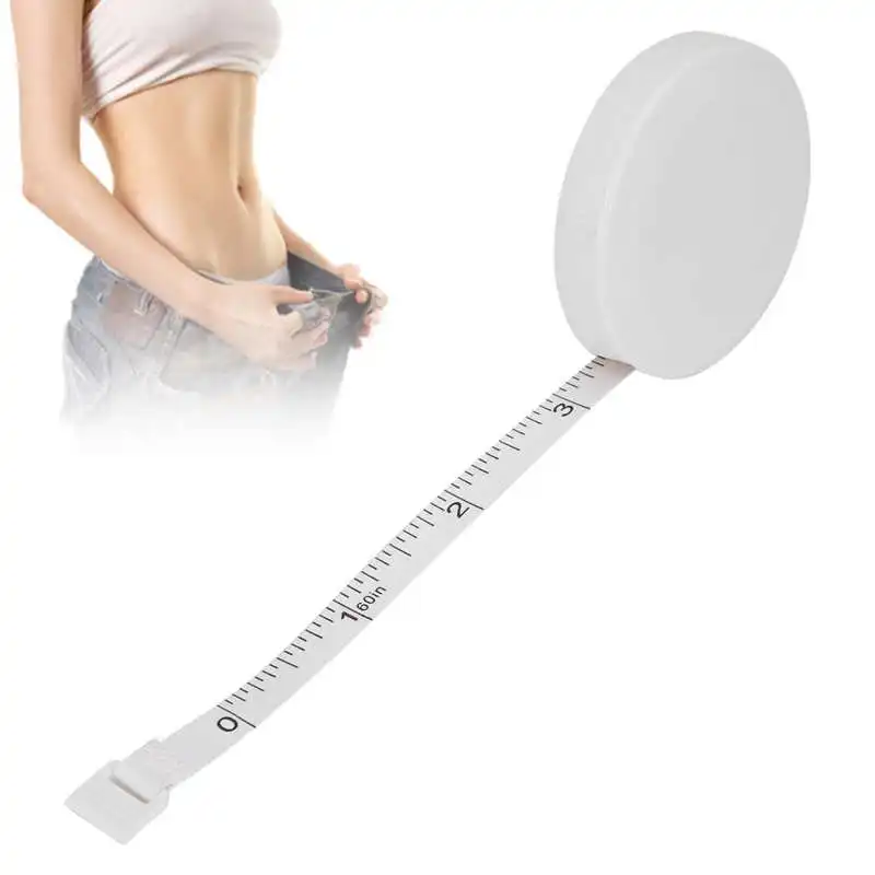Roller Tape Measure 1.5 Meters Automatic Compact Lightweight White Retractable Ruler for Body Height Waist Fabric Sewing
Roller Tape Measure 1.5 Meters Automatic Compact Lightweight White Retractable Ruler for Body Height Waist Fabric Sewing
