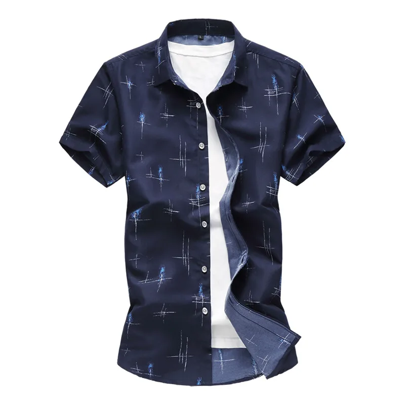 Mens Dress Shirts 2022 Summer New Men's Casual Shirt Fashion Print Slim Short Sleeve Shirt Hawaiian Shirt Brand Clothing
Mens Dress Shirts 2022 Summer New Men's Casual Shirt Fashion Print Slim Short Sleeve Shirt Hawaiian Shirt Brand Clothing