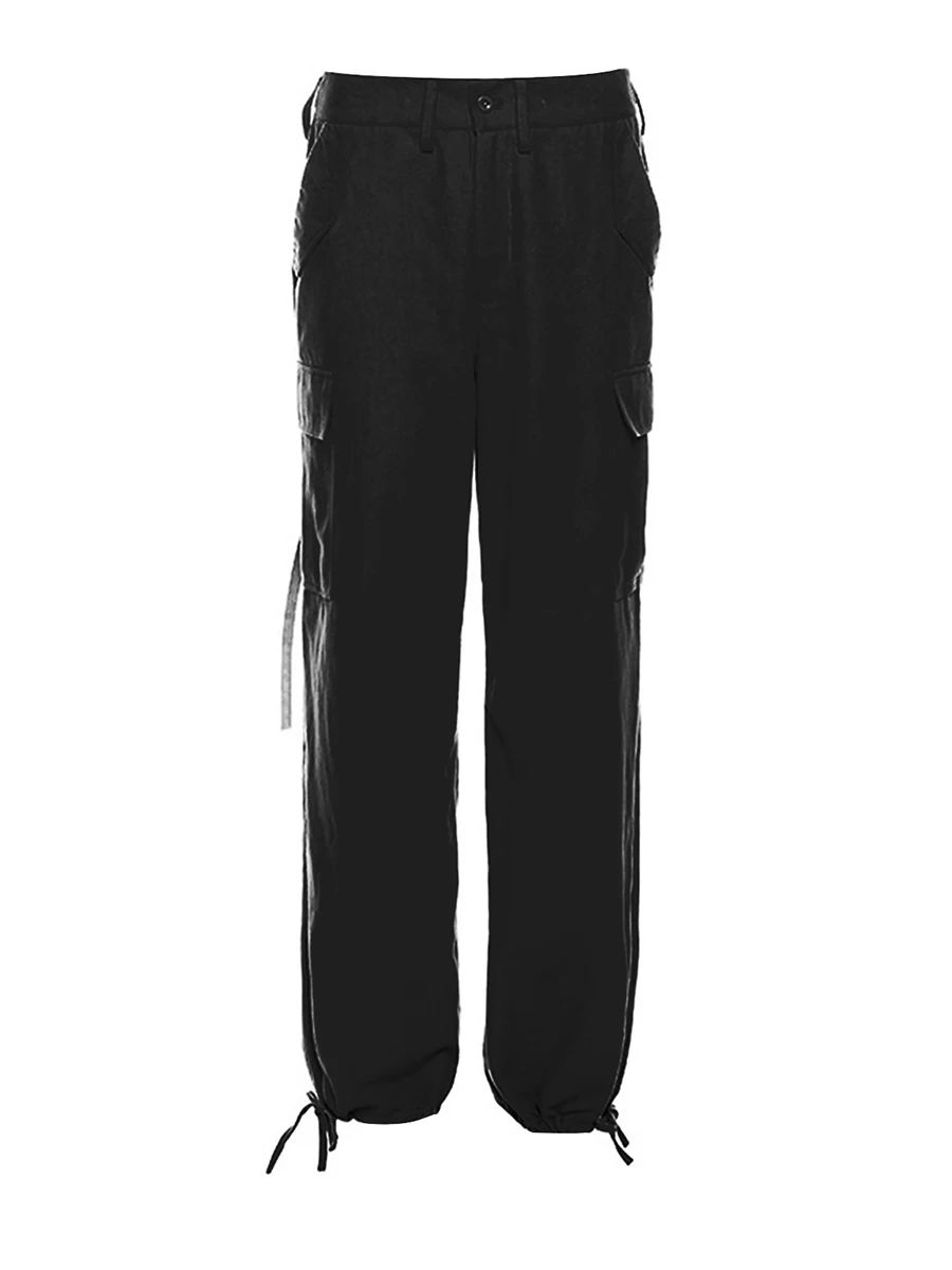 Women Vintage Cargo Pants Solid Color Low Rise Baggy Casual Street Trousers with Pockets for Girls Black/Green/Dusty Pink
Women Vintage Cargo Pants Solid Color Low Rise Baggy Casual Street Trousers with Pockets for Girls Black/Green/Dusty Pink