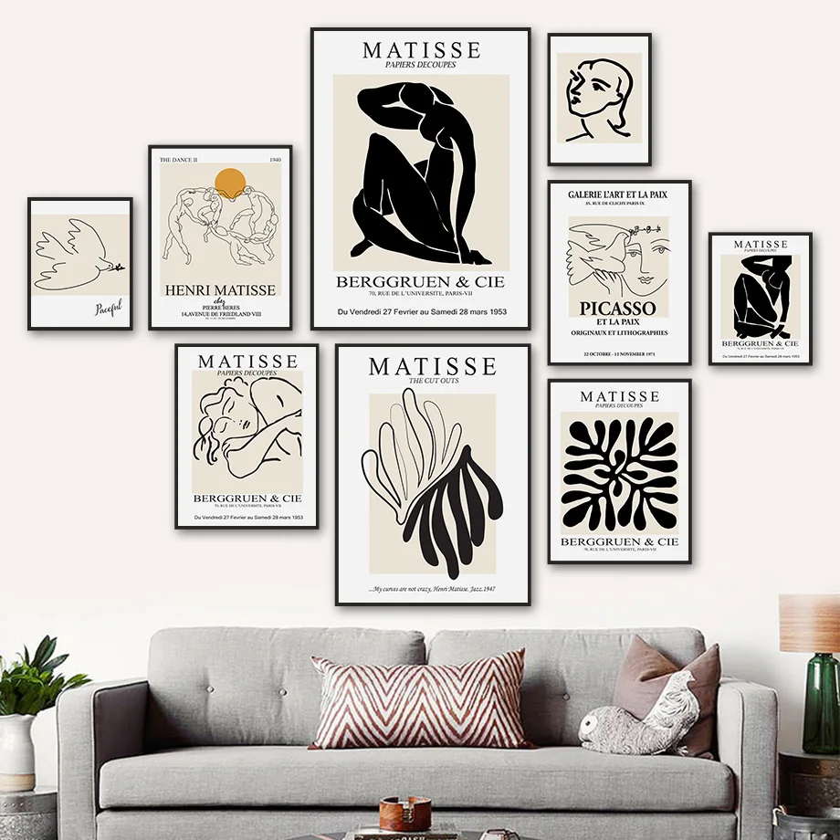 Black White Matisse Picasso Nude Woman Abstract Wall Art PaintingCanvas Nordic Posters And Prints Wall Pictures For Home Decor 
Black White Matisse Picasso Nude Woman Abstract Wall Art PaintingCanvas Nordic Posters And Prints Wall Pictures For Home Decor