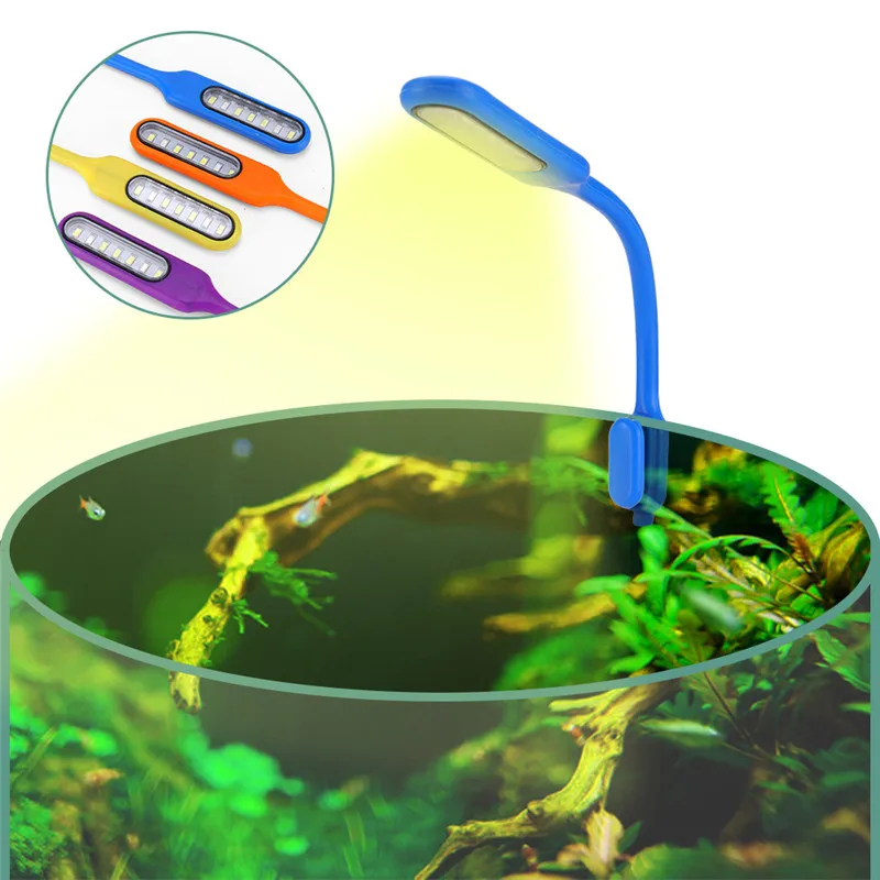 LED fish tank aquarium clip light USB shaped tank clip light high brightness LED fish tank light magnet fixed rubber shell
LED fish tank aquarium clip light USB shaped tank clip light high brightness LED fish tank light magnet fixed rubber shell