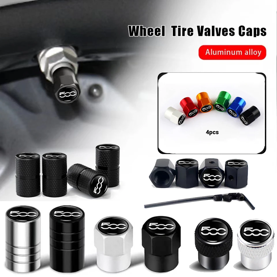 4Pcs/set Metal Alloy For Fiat 500 Emblem Car Wheel Tire Valve Stem Caps Cover DustProof Anti-Theft Car Styling Car Accessories 
4Pcs/set Metal Alloy For Fiat 500 Emblem Car Wheel Tire Valve Stem Caps Cover DustProof Anti-Theft Car Styling Car Accessories