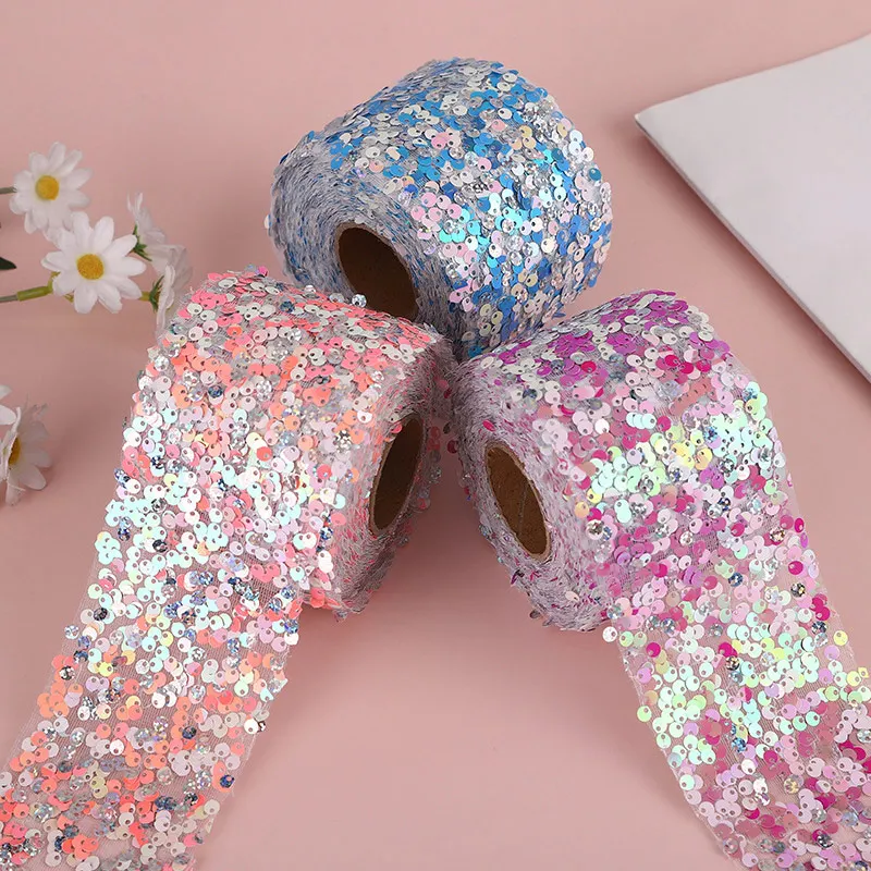 10yards/Lot 6cm 8cm Sequins Embroidery Organza Stain Ribbon Gift Bow Packaging Clothes Sewing Accessories Decoration Supplies
10yards/Lot 6cm 8cm Sequins Embroidery Organza Stain Ribbon Gift Bow Packaging Clothes Sewing Accessories Decoration Supplies