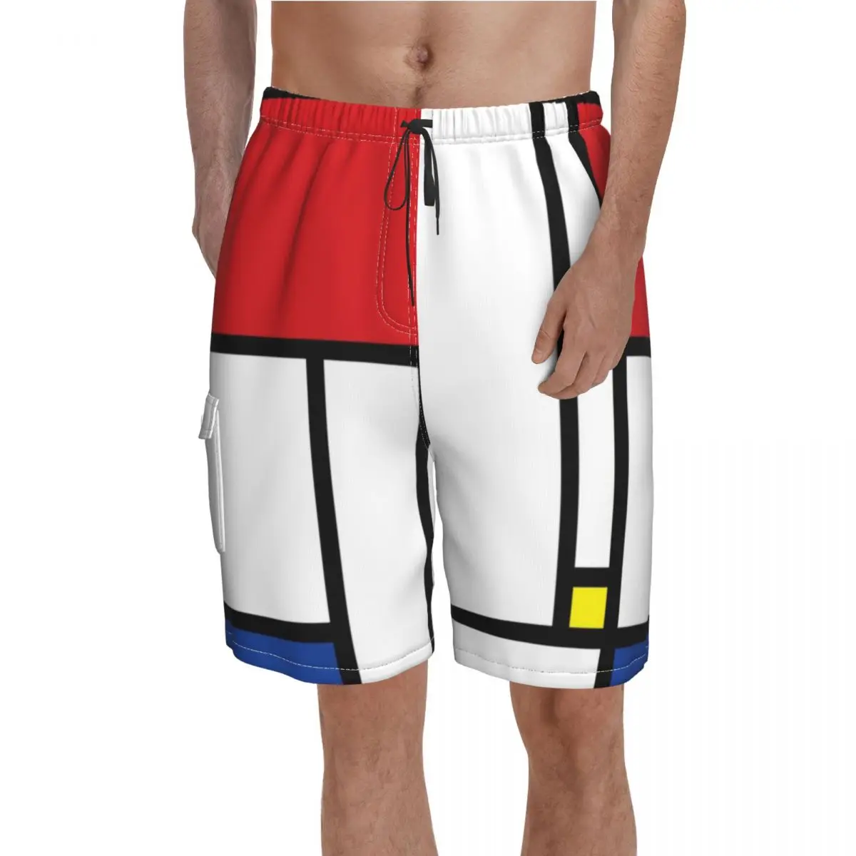 Pop Art Board Shorts Mondrian Minimalist De Stijl Modern Beach Short Pants Elastic Waist Classic Print Swimming Trunks Plus Size
Pop Art Board Shorts Mondrian Minimalist De Stijl Modern Beach Short Pants Elastic Waist Classic Print Swimming Trunks Plus Size