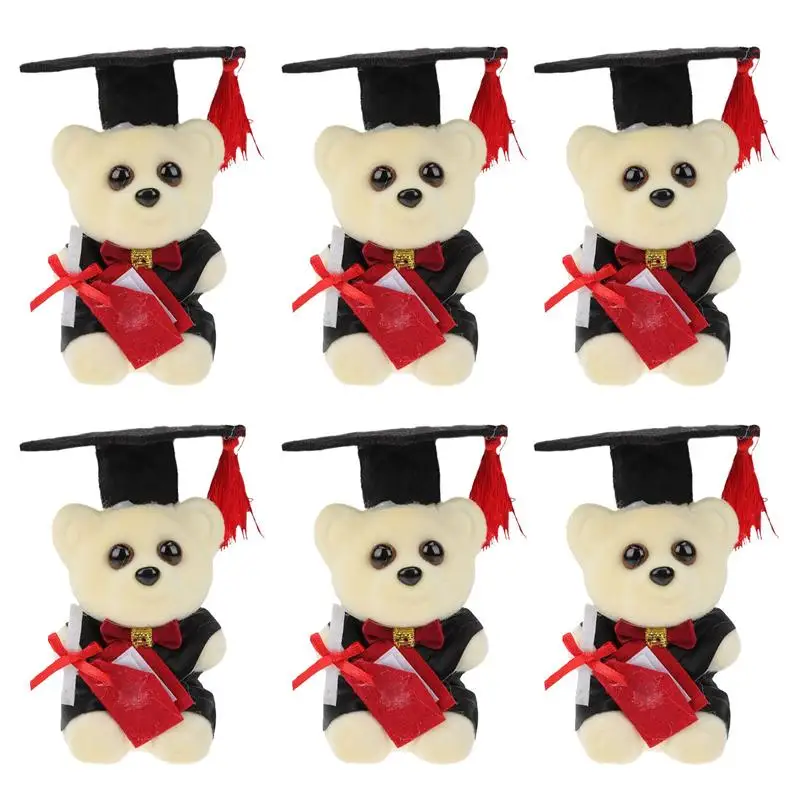 6Pcs Graduation Season Bouquet Bear Accessory Lovely Bear Bouquet Decoration Graduation Season Dr. Bear Doll Bouquet
6Pcs Graduation Season Bouquet Bear Accessory Lovely Bear Bouquet Decoration Graduation Season Dr. Bear Doll Bouquet
