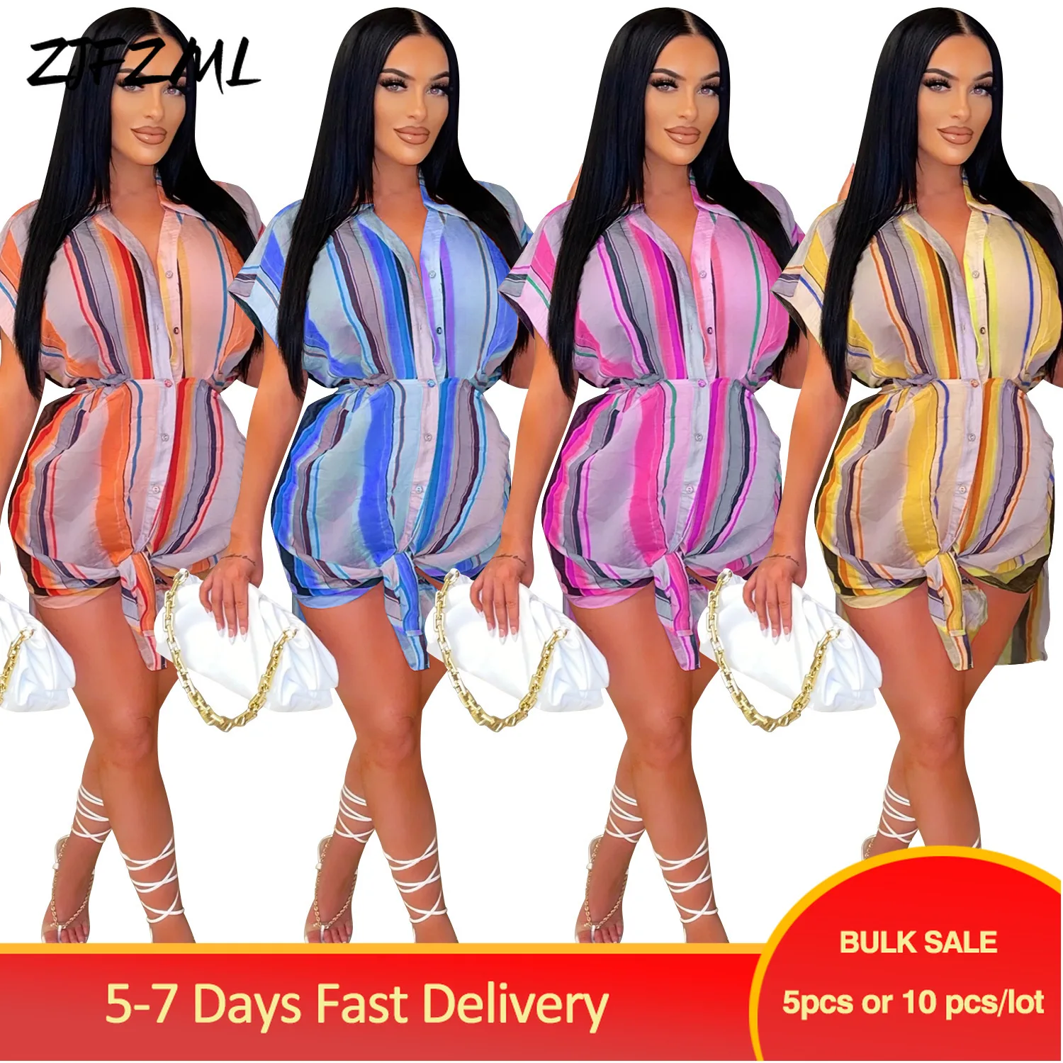 Bulk Items Wholesale Lots High Street Single Breasted Blouse Dresses for Women Summer Clothing 2022 Lapel Short Sleeve Vestidos
Bulk Items Wholesale Lots High Street Single Breasted Blouse Dresses for Women Summer Clothing 2022 Lapel Short Sleeve Vestidos