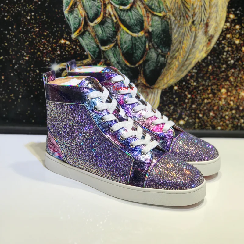 Luxury shoes, red bottom shoes, men's shoes, rivets, low-top leather, all-match casual sneakers
Luxury shoes, red bottom shoes, men's shoes, rivets, low-top leather, all-match casual sneakers