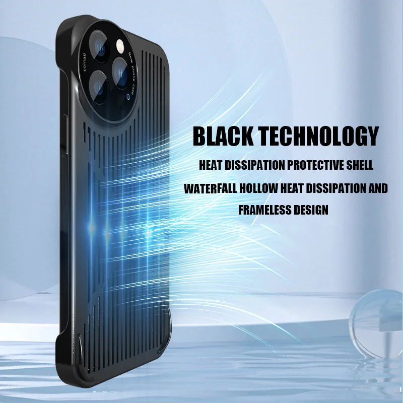 for Apple for Iphone13 13 Pro Max Frameless Cooling Phone Case for Iphone12 Protective Cover Lens Full Covering Case
for Apple for Iphone13 13 Pro Max Frameless Cooling Phone Case for Iphone12 Protective Cover Lens Full Covering Case