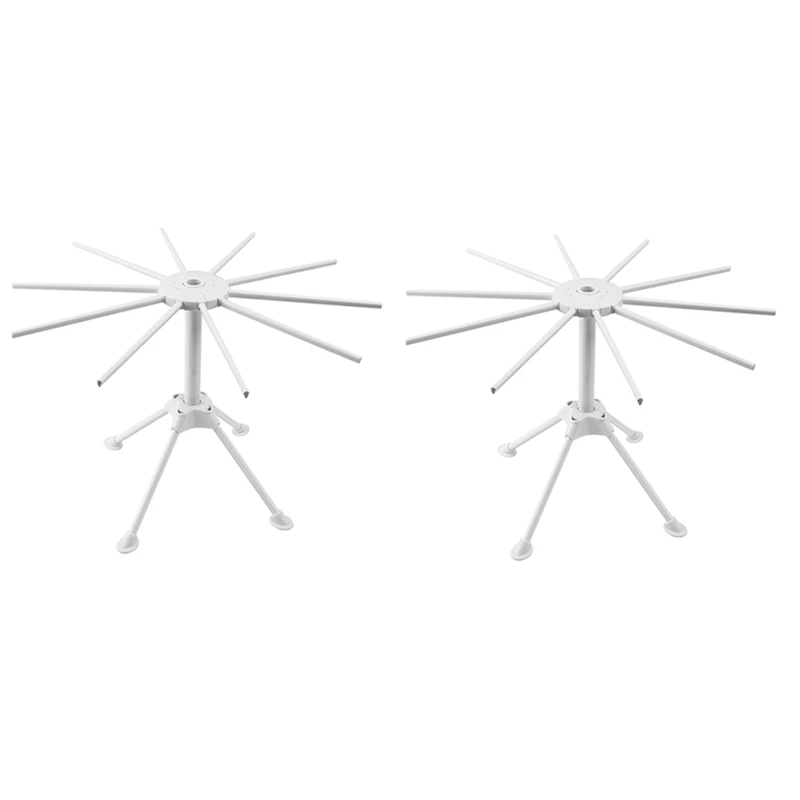 2 Pcs Pasta Drying Rack With 20 Bar Handles, Kitchen Pasta Drying Rack Folding,Noodle Dryer Stand Hanging
2 Pcs Pasta Drying Rack With 20 Bar Handles, Kitchen Pasta Drying Rack Folding,Noodle Dryer Stand Hanging