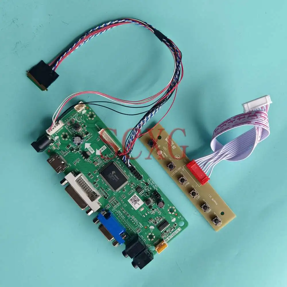 DIY Kit For N101L6-L02 Monitor LCD Controller Board 60Hz Laptops Panel 40 Pin LVDS DVI VGA HDMI-Compatible 10.1" 1024*600
DIY Kit For N101L6-L02 Monitor LCD Controller Board 60Hz Laptops Panel 40 Pin LVDS DVI VGA HDMI-Compatible 10.1" 1024*600