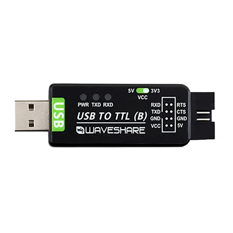 Waveshare Industrial Grade USB To TTL Converter CH343G Serial Port Conversion Module Support 5V/3.3V Level Conversion Circuit
Waveshare Industrial Grade USB To TTL Converter CH343G Serial Port Conversion Module Support 5V/3.3V Level Conversion Circuit
