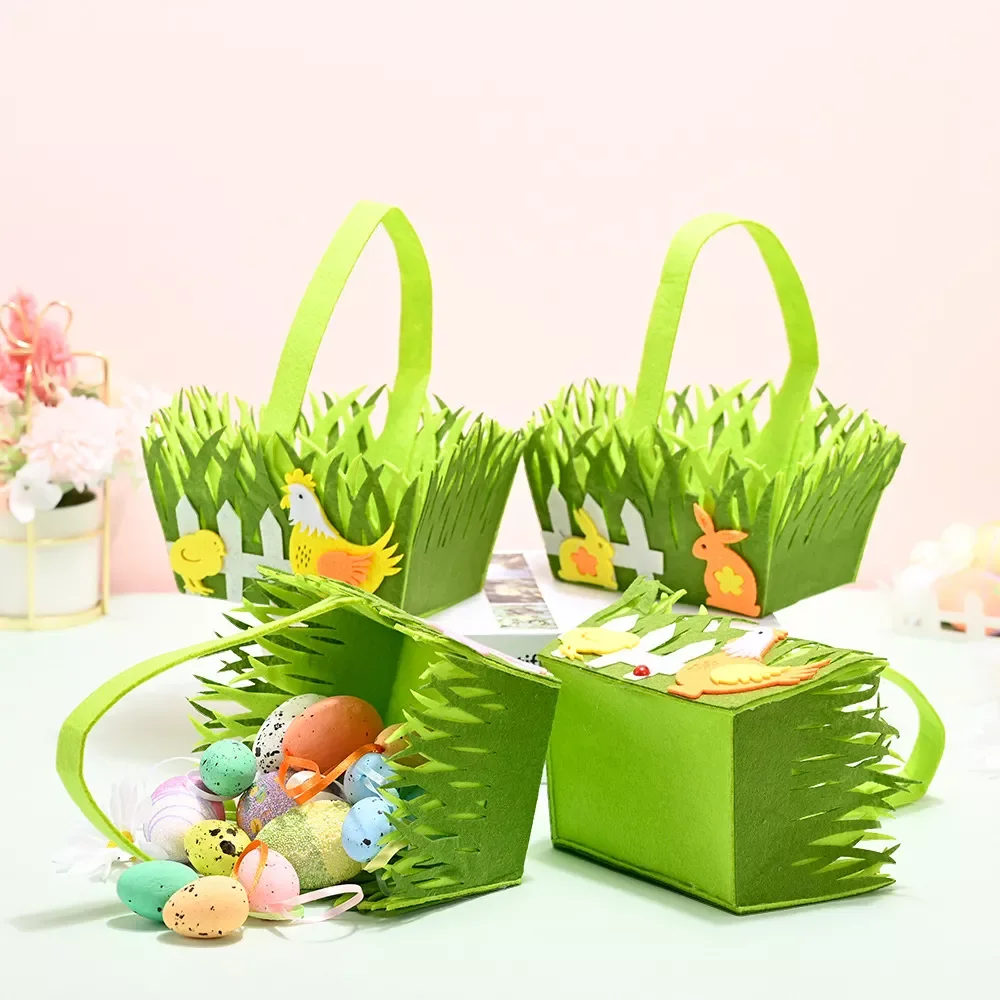 New Eggs Basket Candy Storage Bucket Handbag Rabbit Chicken Gift Basket Bag Kids Gifts Happy Easter Party Favors Decorations
New Eggs Basket Candy Storage Bucket Handbag Rabbit Chicken Gift Basket Bag Kids Gifts Happy Easter Party Favors Decorations