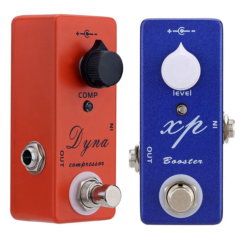 Mosky 2PCS XP Booster Guitar Effect Pedal Mini Single Booster With True Bypass Switching Guitar Parts,Orange & Blue
Mosky 2PCS XP Booster Guitar Effect Pedal Mini Single Booster With True Bypass Switching Guitar Parts,Orange & Blue