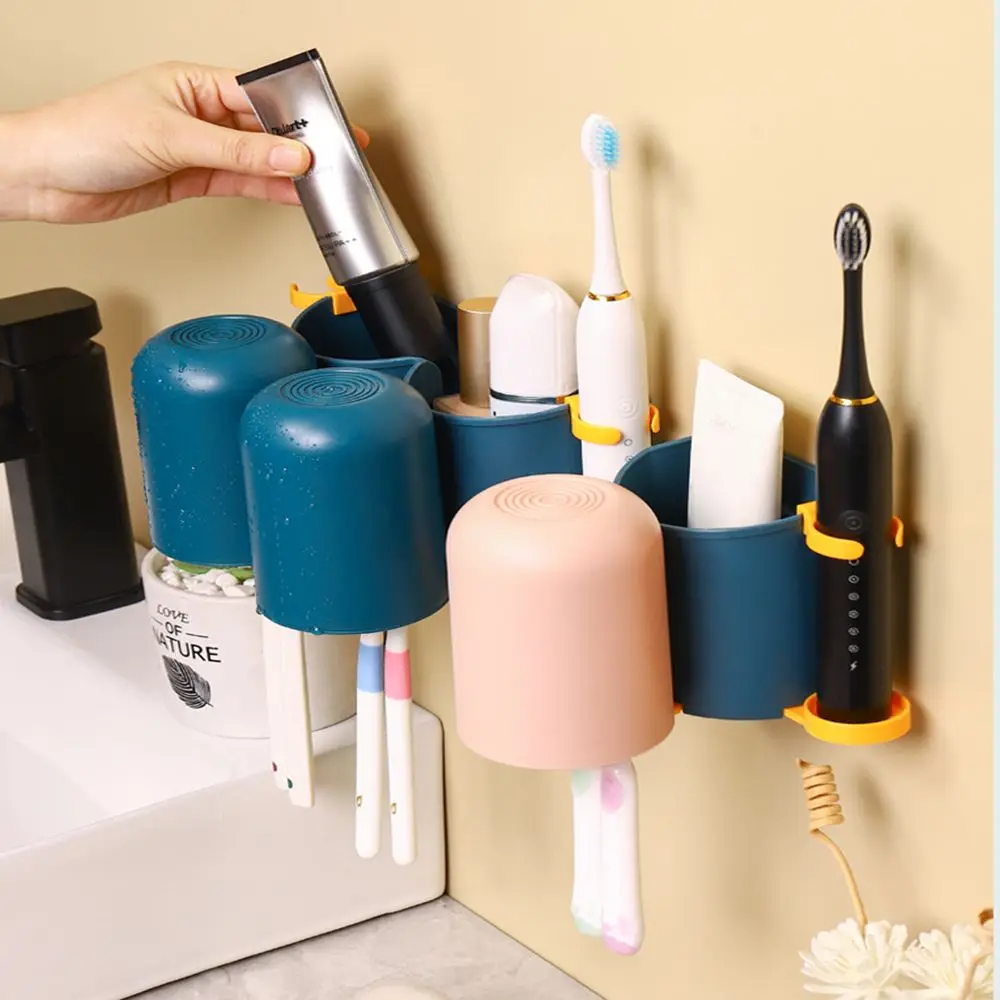 Self-adhesive Multi-functional Mouthwash Cup Holder Toothpaste Storage Rack Wall-mounted Electric Toothbrush Organizer Drain
Self-adhesive Multi-functional Mouthwash Cup Holder Toothpaste Storage Rack Wall-mounted Electric Toothbrush Organizer Drain