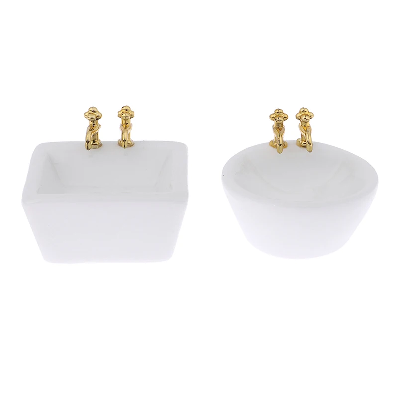 Dollhouse Bathroom Sink 1:12 Miniature Ceramic Wash Basin Bathroom Sink Model Simulation Accessory for Dollhouse with Faucet
Dollhouse Bathroom Sink 1:12 Miniature Ceramic Wash Basin Bathroom Sink Model Simulation Accessory for Dollhouse with Faucet