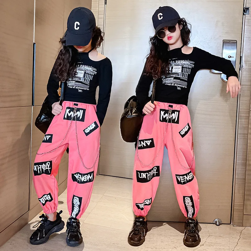 Girls Hip-Hop Hip-hop Suit Net Celebrity Western Style 2022 Spring and Autumn Fashion Trendy Leisure Sports Two-piece Set
Girls Hip-Hop Hip-hop Suit Net Celebrity Western Style 2022 Spring and Autumn Fashion Trendy Leisure Sports Two-piece Set