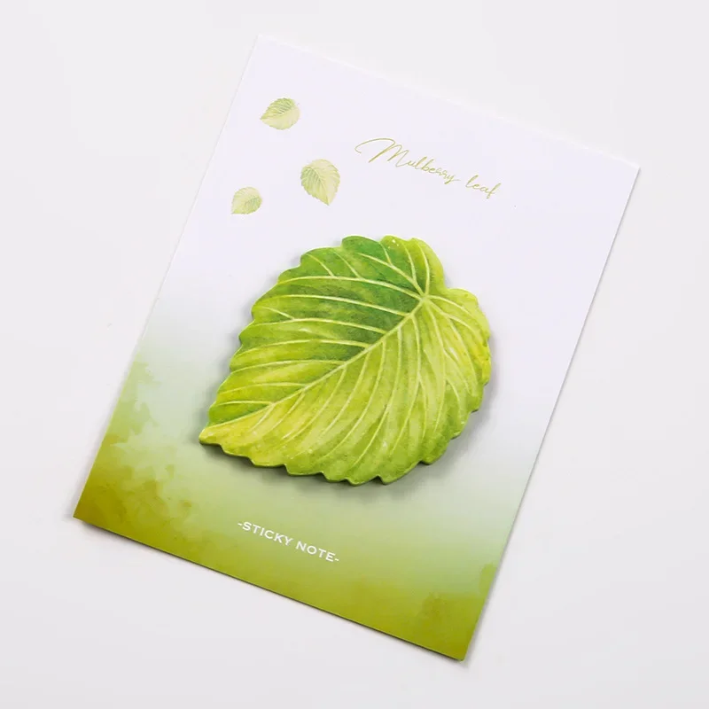 Липкие заметки с листьями
Липкие заметки с листьями