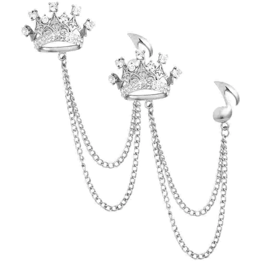 Brooch Collar Pin Rhinestone Chain Brooches Women Musical Note Suit Accessories
Brooch Collar Pin Rhinestone Chain Brooches Women Musical Note Suit Accessories
